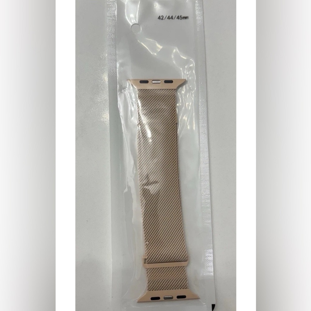 Beige Mesh Watch Band 42/44/45mm